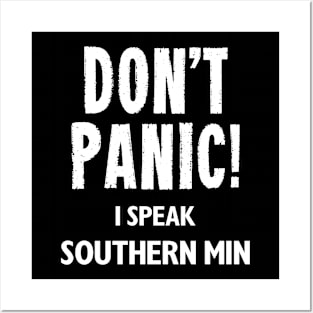 Don't Panic! I Speak Southern Min Posters and Art